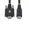 StarTech.com 6.6ft (2m) USB-C uzlādes kabelis, sānu skrūvju fiksācija, 240W (5A) PD EPR, divslāņu silikona/pīts apvalks, USB 2.0 klēpjdatora lādētāja kabelis, USB-IF sertificēts, izturīgs USB-C lādēšanas vads