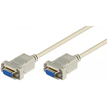 Microconnect SCSENN2 seriālais kabelis Balts 1.8 m DB9 sievišķais