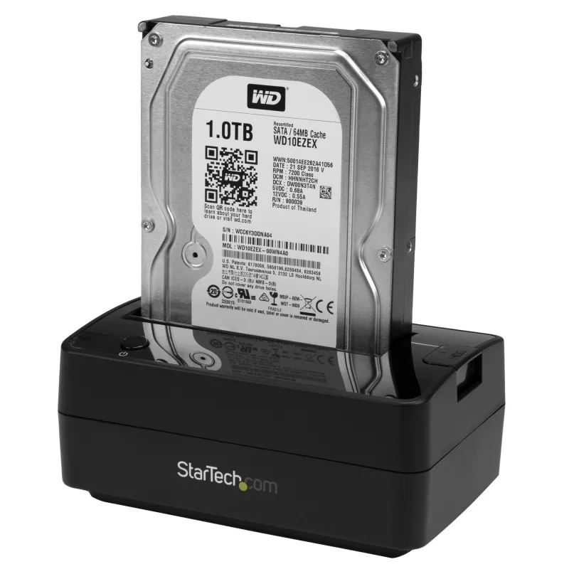 StarTech.com Viena nodalījuma USB 3.1 / eSATA uz SATA cietā diska dokstacija, ārējais 2.5/3.5 collu SATA III HDD/SSD doks