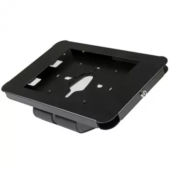 StarTech.com drošs planšetdatora statīvs – uz galda vai sienas montējams, melns, 24,6 cm (9,7 collas), 9,7 collu iPad, tērauds, 1,3 cm, atslēga