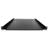 StarTech.com SHELF-1U-20-FIXED-S 1U 19 collu fiksēts konsoles plaukts serveru skapim, montāža priekšā, 25 kg (55 mārciņu) slodze, 50 cm (20 collu) dziļums