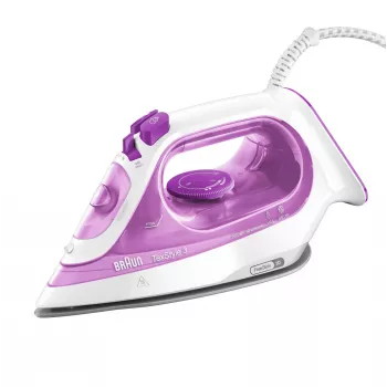 Braun TexStyle 3 SI3030PU tvaika gludeklis ar keramikas zoli 2300 W rozā