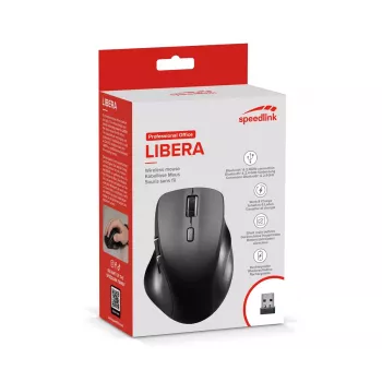 Pele SPEEDLINK SL-630021-RRBK LIBERA RF Bezvadu + Bluetooth