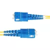 StarTech.com SMLCSC-OS2-5M 5m (16,4ft) LC uz SC (UPC) OS2 vienmodu dupleksais optiskais savienojuma vads, 9/125µm, lāzeriem optimizēts, 10G/100G, izturīgs pret liekšanu, mazi ievietošanas zudumi, LSZH, dzeltens