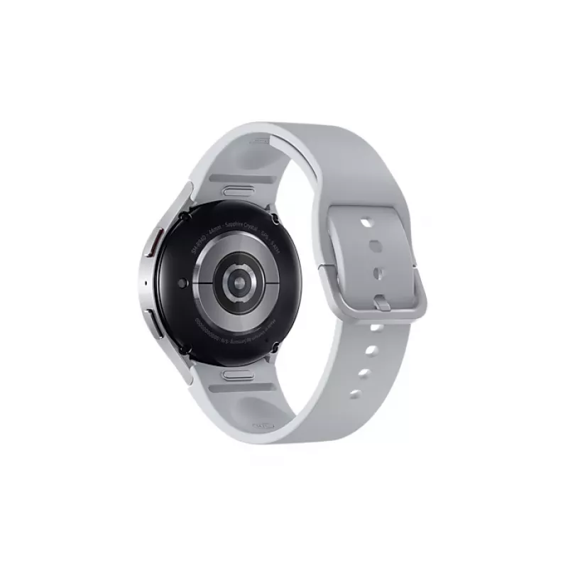 Samsung Galaxy Watch6 SM-R940NZSADBT viedpulkstenis / sporta pulkstenis 3.81 cm (1,5 collu) OLED 44 mm Digitāls 480 x 480 pikseļi Skārienjūtīgs Sudrabs Wi-Fi GPS (satelīts)