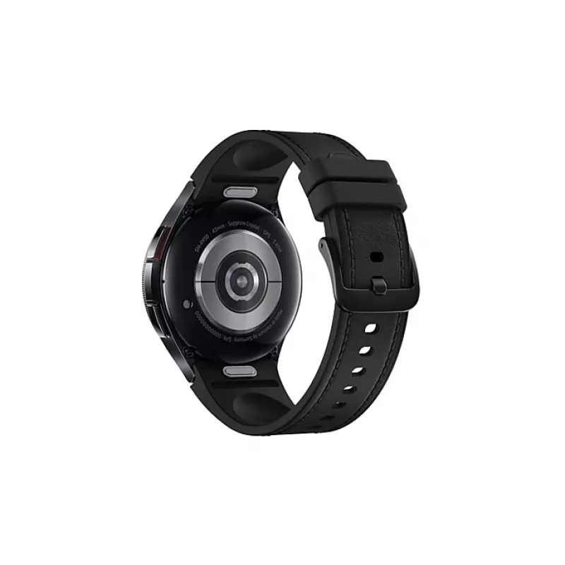 Samsung Galaxy Watch6 Classic SM-R950NZKADBT viedpulkstenis / sporta pulkstenis 3.3 cm (1.3 collu) OLED 43 mm Digitāls 432 x 432 pikseļi Skārienjutīgs Melns Wi-Fi GPS (satelīts)