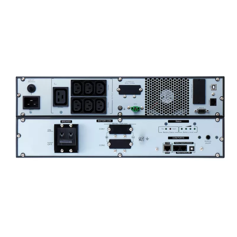 APC Easy UPS On-Line 3kVA Litija-jonu Rack/Tower 4U 230V 7 kontaktligzdas