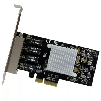 StarTech.com 4-Portu Gigabit Ethernet tīkla karte - PCI Express, Intel I350 NIC