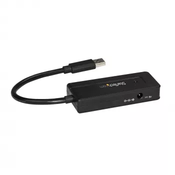 StarTech.com 4 Portu USB 3.0 Hubs (SuperSpeed 5Gbps) ar ātro uzlādi – Pārnēsājams USB 3.2 Gen1 Type-A klēpjdatora/galddatora hubs - USB kopnes barošana vai pašbarošana augstai veiktspējai – Mini/Kompakts