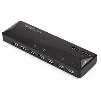 StarTech.com 7-Portu USB 3.0 Hubs ar Ātrās Uzlādes Portiem - 2 x 2.4A Porti