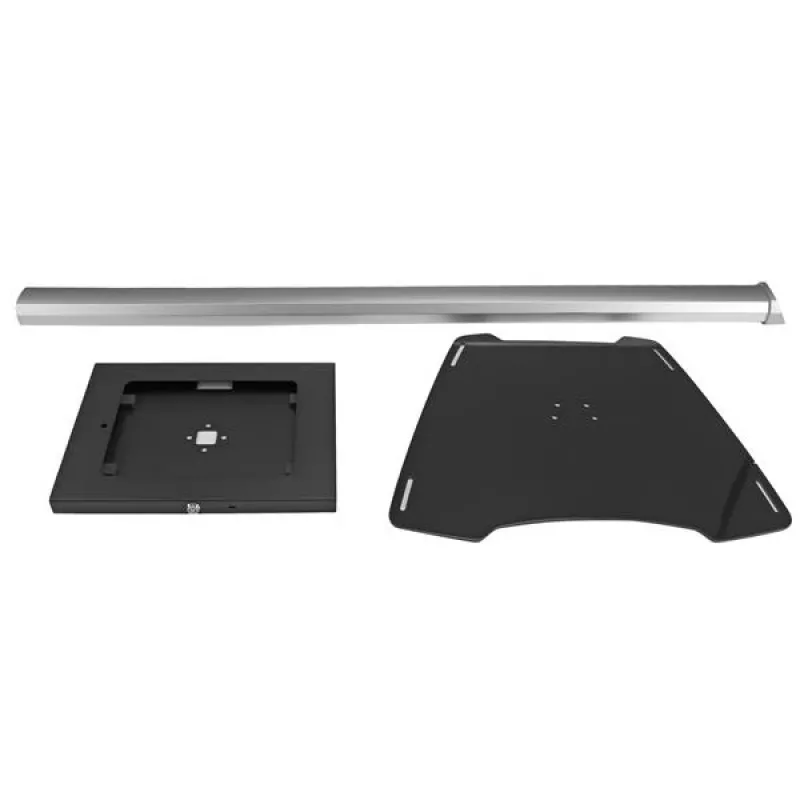 StarTech.com drošs planšetes grīdas statīvs - pretzādzību, melns, sudrabs, planšetei, multivides statīvs, alumīnijs, plastmasa, tērauds, 1.5 kg, 24.6 cm (9.7 collas)