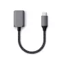 USB kabelis Satechi ST-UCATCM USB-C uz USB-A, USB 3.2 Gen 1 (5 Gbps), pelēks