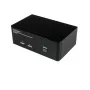StarTech.com 2 portu divu DisplayPort USB KVM slēdzis ar audio un USB 2.0 centrmezglu