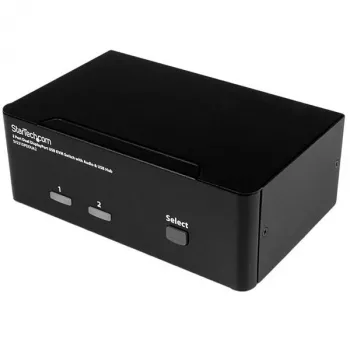 StarTech.com 2-Portu DisplayPort Divu Monitoru KVM Slēdzis - 4K 60Hz
