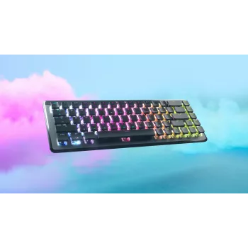 Turtle Beach Vulcan II Mini Air bezvadu spēļu tastatūra RF + Bluetooth QWERTZ melna