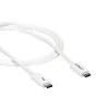 StarTech.com Thunderbolt 3 kabelis - 20 Gbps - 1 m - balts - saderīgs ar Thunderbolt, USB un DisplayPort