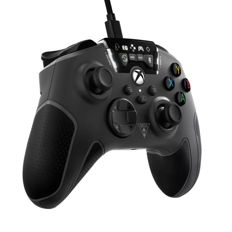 Turtle Beach Recon Black vadu spēļu kontrolieris PC, Xbox, Xbox One, Xbox Series S, Xbox Series X