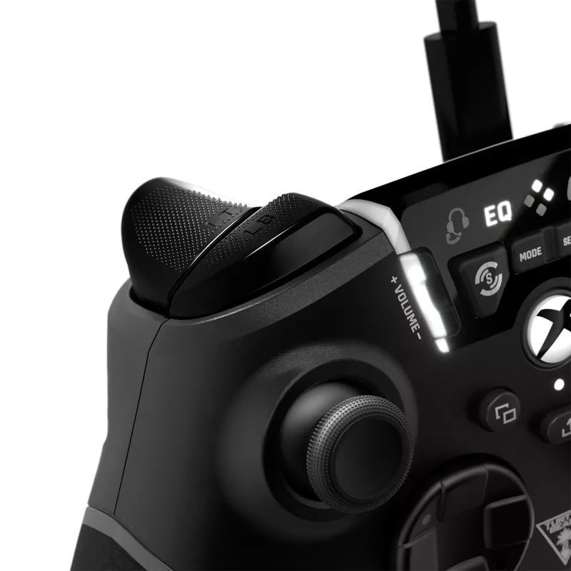 Turtle Beach Recon Black vadu spēļu kontrolieris PC, Xbox, Xbox One, Xbox Series S, Xbox Series X