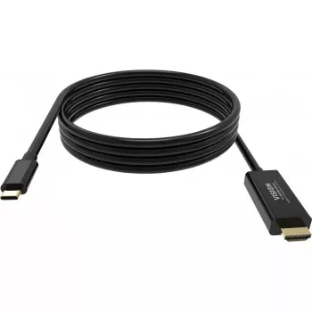 Vision TC 2MUSBCDP8K/BL DisplayPort kabelis USB Type-C 2 m Melns