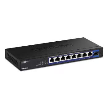 Nepārvaldāms tīkla slēdzis TRENDnet TEG-S5091 — 8× 2.5G RJ-45 porti, 60 Gbit/s, 12V, sienas montāža