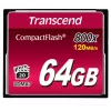 Transcend 64GB CompactFlash 800x TS64GCF800 atmiņas karte
