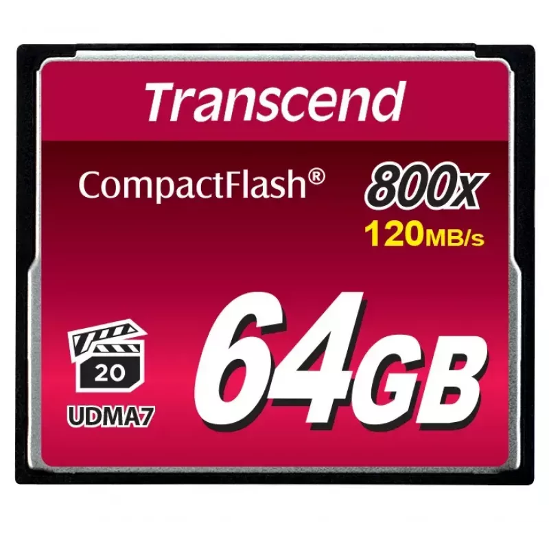 Transcend 64GB CompactFlash 800x TS64GCF800 atmiņas karte