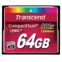 Transcend 64GB CompactFlash 800x TS64GCF800 atmiņas karte
