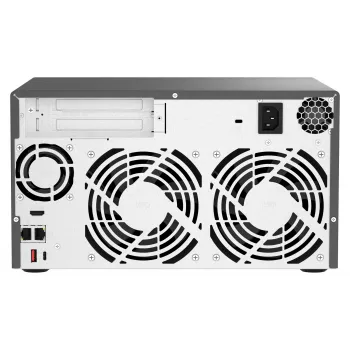 QNAP TVS-h874 NAS Tornis Intel® Core™ i7 32 GB DDR4 0 TB QuTS hero Melns