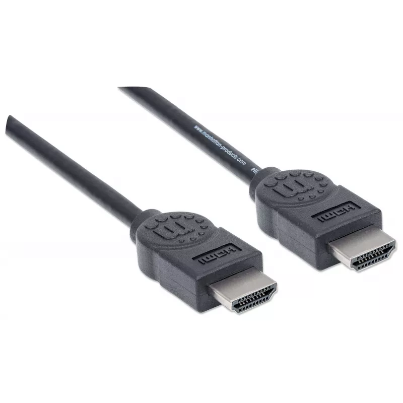 HDMI kabelis Male to Male Manhattan HDMM6 4K@30Hz 1,8m Melns