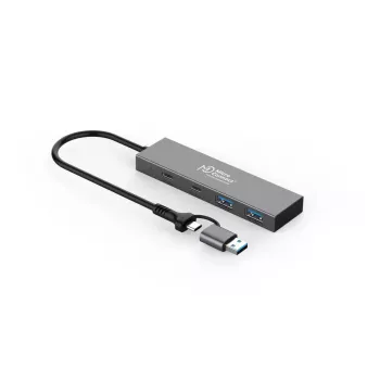 MicroConnect UC0066-5G-USB-C-4IN1 USB-C centrmezgls 4 porti