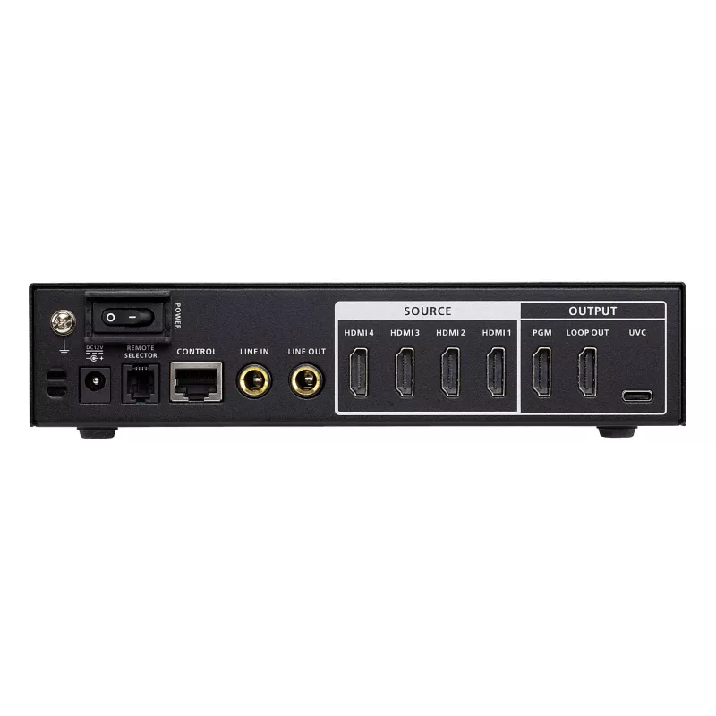 ATEN UC3430 CAMLIVE PRO 4K video pārslēdzējs ar 4 HDMI ieejām uz USB