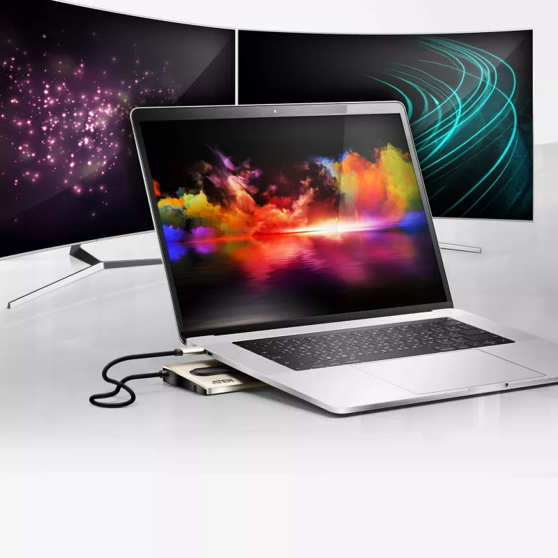 ATEN USB-C daudzportu dokstacija ar strāvas padevi
