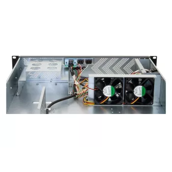 Chieftec UNC-210T-B Rack Server korpuss 2U 400W Melns