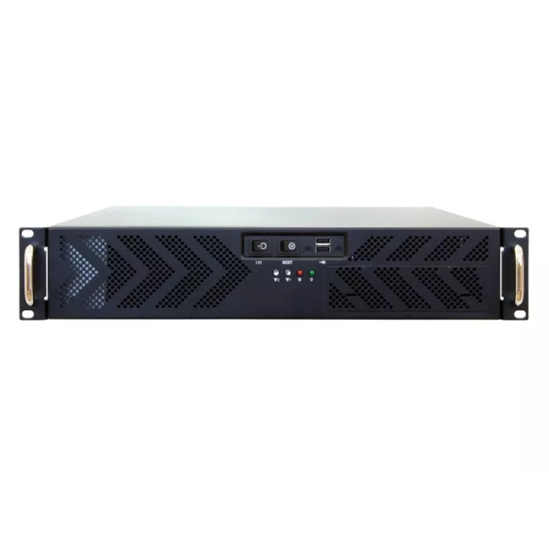 Chieftec UNC-210T-B Rack Server korpuss 2U 400W Melns