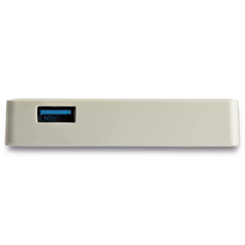 StarTech.com USB-C uz Gigabit Ethernet adapteris ar USB-A portu - Balts 1Gbps NIC USB 3.0/USB 3.1 Type-C tīkla adapteris - 1GbE USB-C RJ45/LAN TB3 saderīgs Windows MacBook Pro Chromebook
