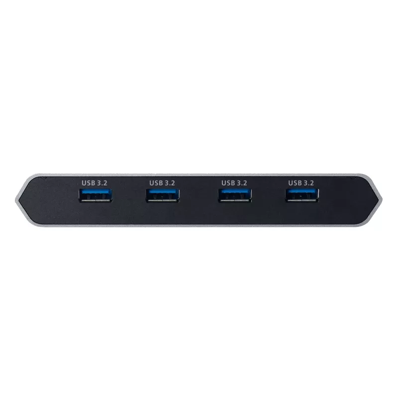 ATEN US3311 2-Port 4K DisplayPort USB-C KVM Slēdzis ar Dokstaciju un Strāvas Padevi