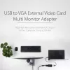 StarTech.com USB 2.0 uz VGA adapteris, USB uz VGA monitora pārveidotājs Windows, 1080p (bez atbalsta macOS/ChromeOS/Linux) - TAA