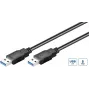 Microconnect USB3.0AA3B USB kabelis USB 3.2 Gen 1 (3.1 Gen 1) 3 m USB A Melns