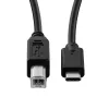 Microconnect USB3.1C2B2 USB kabelis USB 2.0 1.8 m USB-C USB B Melns