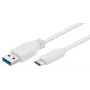 Microconnect USB3.1CA02W USB kabelis USB 3.2 Gen 1 (3.1 Gen 1) 0.2 m USB C USB A Balts