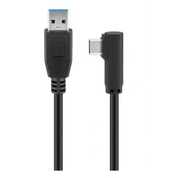 Microconnect USB3.1CA05A USB kabelis USB 3.2 Gen 1 (3.1 Gen 1) 0.5 m USB A USB C Melns