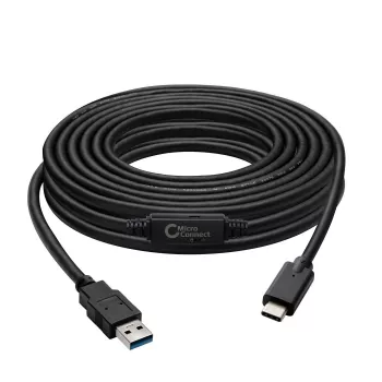 Microconnect USB3.1CA5AMP USB kabelis 5 m USB-C uz USB-A, aktīvs