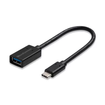Microconnect USB3.1CAF02 USB kabelis USB C uz USB A 0.2 m melns