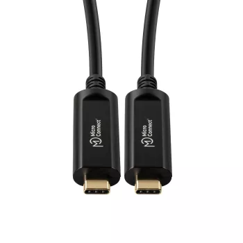 MicroConnect USB3.1CC10OP USB kabelis USB 3.2 Gen 1 (3.1 Gen 1) 10 m USB-C melns