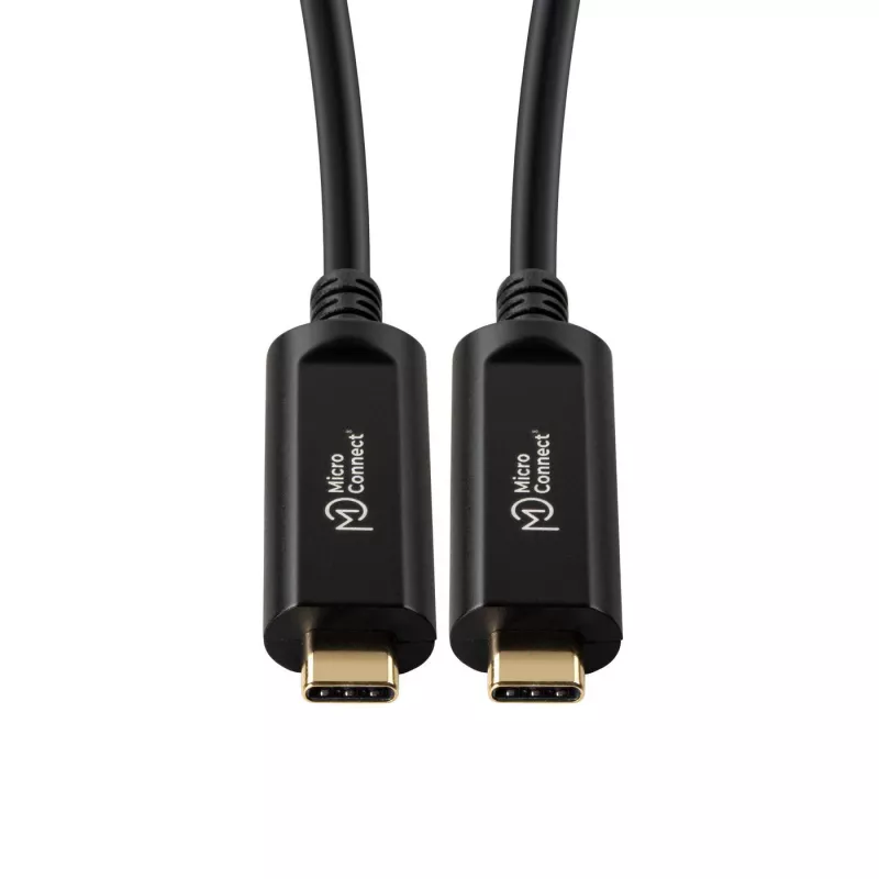 MicroConnect USB3.1CC10OP USB kabelis USB 3.2 Gen 1 (3.1 Gen 1) 10 m USB-C melns