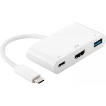 MicroConnect USB3.1CCOM2 USB-C HDMI USB 3.0 adapter balts