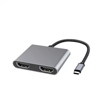 MicroConnect USB3.1CHDMIX2 USB grafiskais adapteris, melns