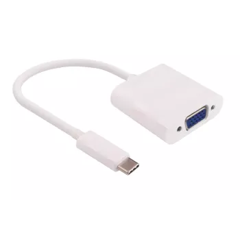 Microconnect USB3.1CVGAW USB grafiskais adapteris balts