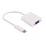 Microconnect USB3.1CVGAW USB grafiskais adapteris balts