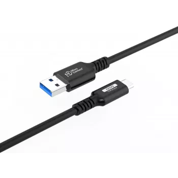 USB kabelis MicroConnect USB3.2AC15 1.5m USB-C uz USB-A 10 Gbit/s melns